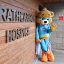 Strathcarron Hospice recently unveiled it's new mascot Ron.  Pic: Michael Gillen