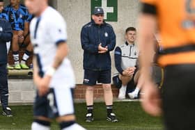 Falkirk boss John McGlynn on the touchline at Alloa Athletic last time out (Photo: Michael Gillen)