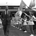 Scotland's manager Ally MacLeod laps up the applause at Hampden in 1978 as the team prepare for the World Cup in Argentina