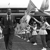 Scotland's manager Ally MacLeod laps up the applause at Hampden in 1978 as the team prepare for the World Cup in Argentina