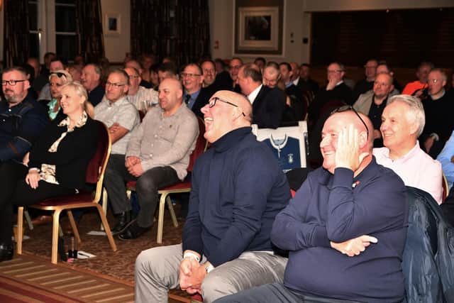 Falkirk fans loved hearing tales from Bairns legend Stainrod