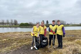 The litter pick team filled almost 100 rubbish bags (Picture: Submitted)