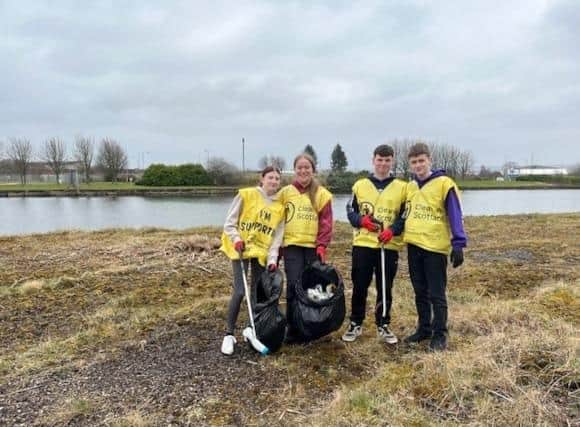 The litter pick team filled almost 100 rubbish bags (Picture: Submitted)