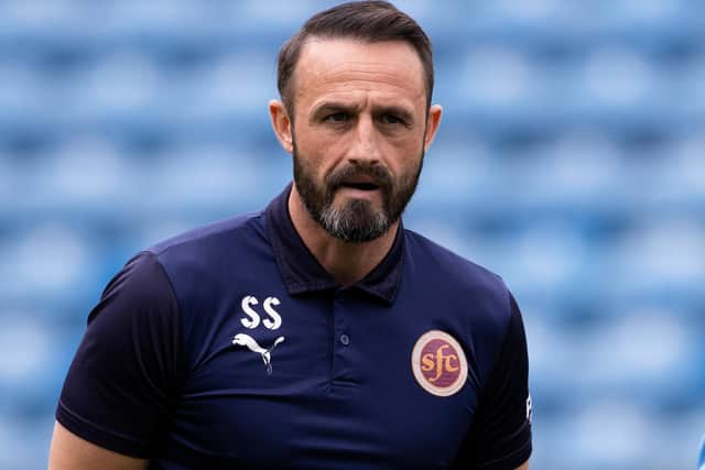 Stenhousemuir manager Stephen Swift during their Premier Sports Cup match away to Kilmarnock in July (Photo by Alan Harvey/SNS Group)