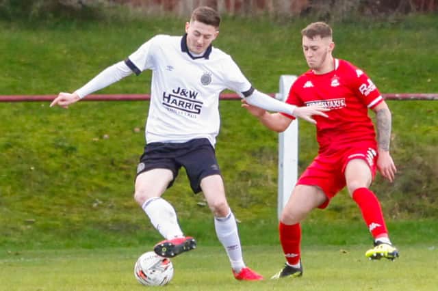 Alan Docherty made his comeback from injury for Linlithgow Rose last weekend (Library pic by Scott Louden)