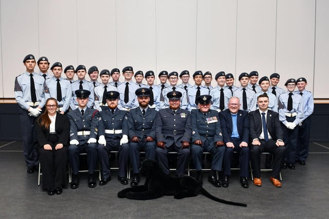 867 Denny Squadron - RAF Air Cadets Squadron with their panther mascot.