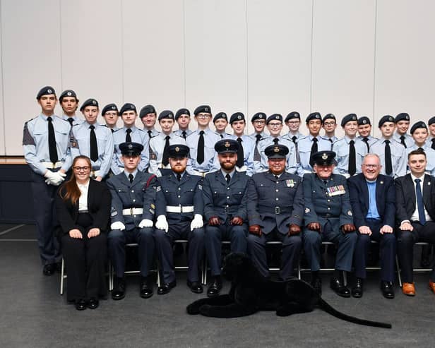 867 Denny Squadron - RAF Air Cadets Squadron with their panther mascot.