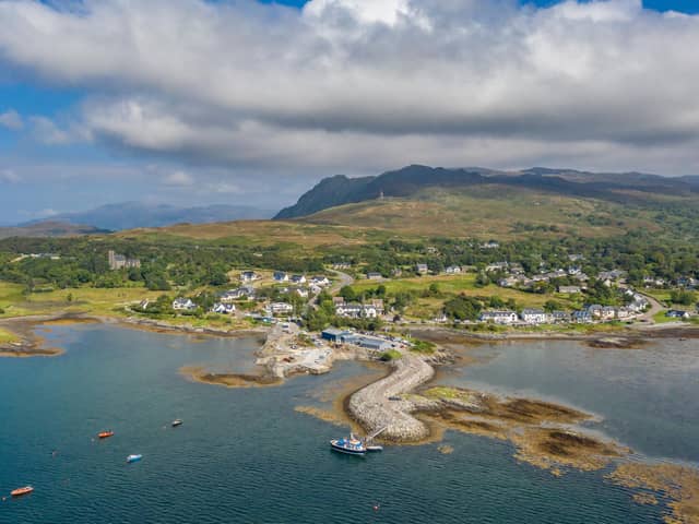 Arisaig Marina in the West Highlands. Picture: Sail Scotland/Airborne Lens