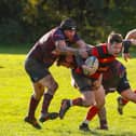 Stags in action against Hillfoots (Pic: Scott Louden)