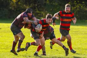 Stags in action against Hillfoots (Pic: Scott Louden)