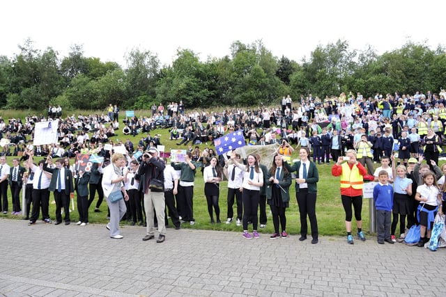 Queen's Baton Relay, Day 11, Falkirk Wheel Leg.