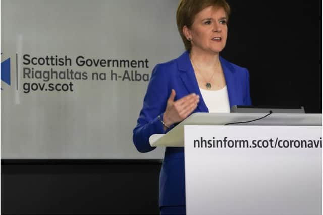The First Minister will be giving a coronavirus update at midday on Tuesday.