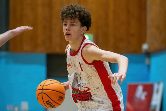 Taylan Ertekin in action for Falkirk Fury (Photo: Gary Smith)