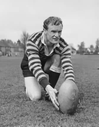 Who is this former Ireland and Lions star pictured in 1966? (Photo: Central Press/Hulton Archive/Getty Images)