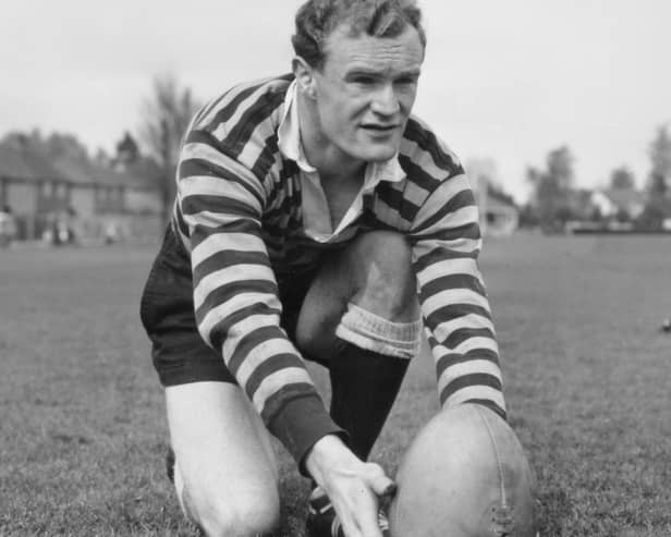 Who is this former Ireland and Lions star pictured in 1966? (Photo: Central Press/Hulton Archive/Getty Images)