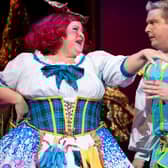 Leah MacRae and Edinburgh's Greg McHugh aka Gary Tank Commander in Aladdin