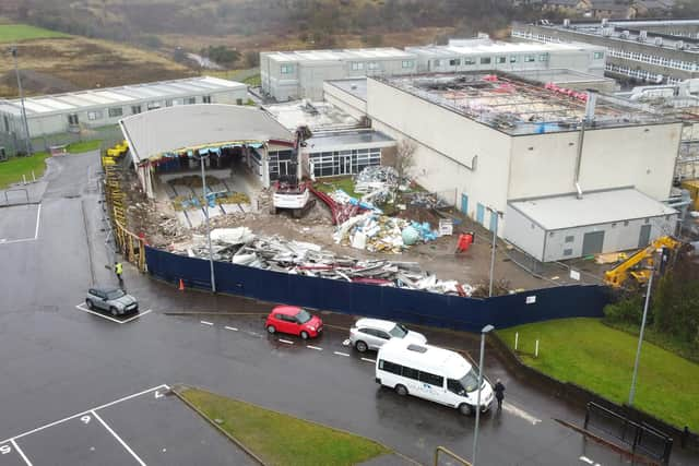 Demolition work has started at St Kentigern's, which former St Joseph's PS pupils in Linlithgow attend.