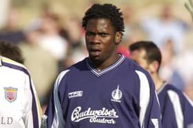 Fans’ favourite Colin Samuel in action for Falkirk (Photo: Andrew Stuart)