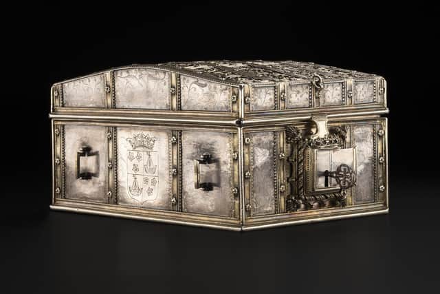 The silver casket will go on display next month. Pic: Contributed
