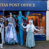 Wizard Bob, Ice Queen and Jack Frost and Winter Fairy were among those at the launch of Falkirk's Festive activities on Saturday.  Pic: Scott Louden