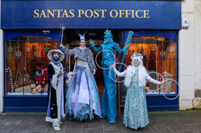 Wizard Bob, Ice Queen and Jack Frost and Winter Fairy were among those at the launch of Falkirk's Festive activities on Saturday.  Pic: Scott Louden