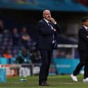 Steve Clarke during Croatia defeat (Pic by Lee Smith/Getty Images)