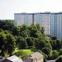 High flats at Callendar Park. (Pic: Michael Gillen)