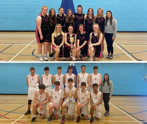 Falkirk High School S3/S4 girls cruised to win in Falkirk Secondary Schools Cup (Pic courtesy of Falkirk Fury)