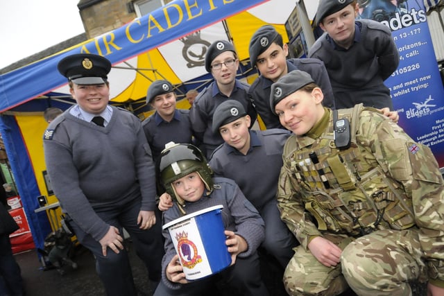Members of the squadron at the Denny Christmas event in 2014.