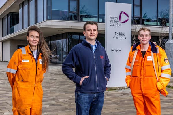 Forth Valley College apprentices.
