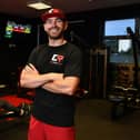 Connor Russell, owner of The Engine Room in Falkirk. Photographed when gyms reopened in August. Picture: Michael Gillen.