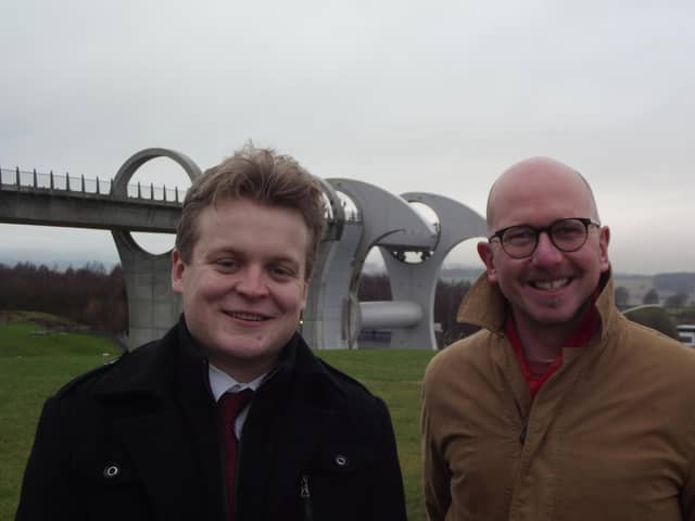 Labour's Westminster candidates - Euan Stainbank, depute leader of Falkirk Council’s Labour Group will contest the Falkirk seat, which takes in Falkirk and the Braes, while Brian Leishman, who sits on Perth and Kinross Council, was chosen for the Alloa and Grangemouth seat. Pic: Contributed