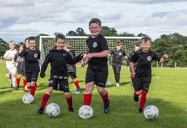 Youngsters love attending Bo'ness United Community FC training sessions (Library pic by Alan Peebles)