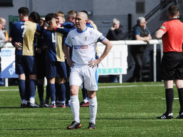 Bo'ness United captain Michael Gemmell (Photo: Alan Murray)
