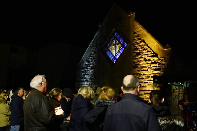 Falkirk Trinity Church organised a Vigil for Ukraine at the start of March