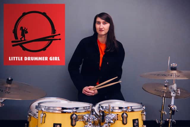 Falkirk-born drummer Charlotte Bibby. Contributed.