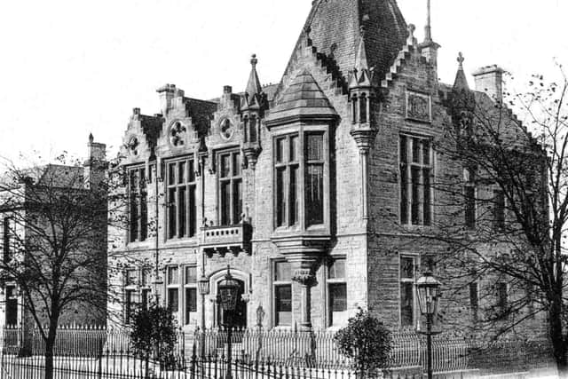 The burgh buildings pictured in the 1890s.  (Pic: submitted)