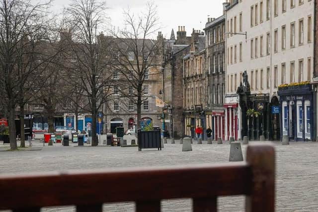 Pubs on Edinburgh's Grassmarket are among those which have been hit by the latest shutdown