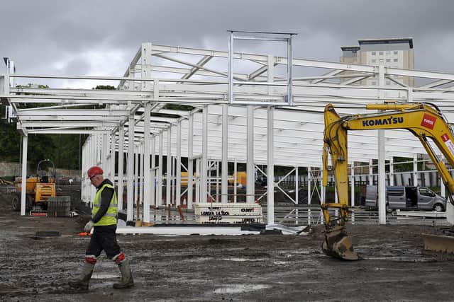 A new Lidl store is expected to open in Falkirk's Kemper Avenue in winter 2021. Picture: Michael Gillen.