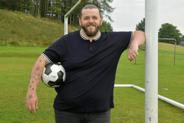 Gary Thorn, founder of Denny Warriors FC. Picture: Michael Gillen.