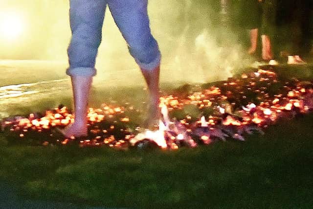 Can you be a cool customer and stroll over hot coals?