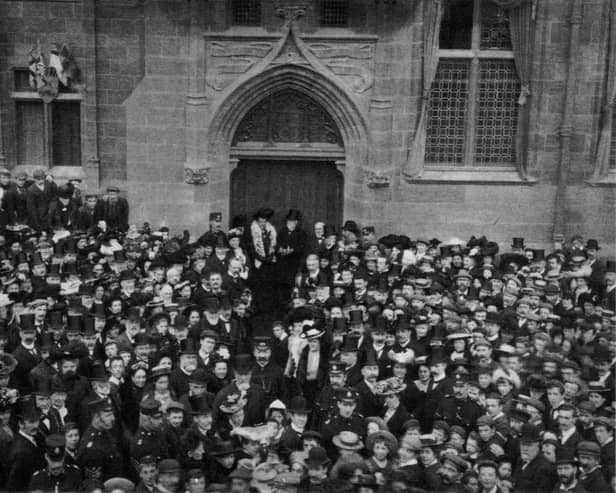 Andrew Carnegie opened the library in Hope Street in January 1902.  (Pic: submitted)