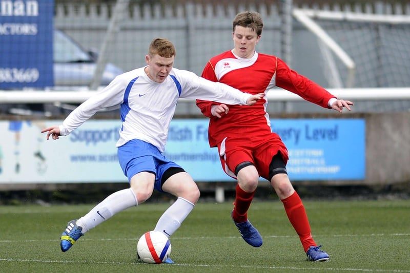 Graeme HS shot at goal.