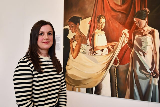 Jacqueline Marr from Bonnybridge was part of the first Park Gallery exhibition 24 years ago in 2000.