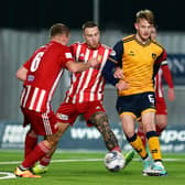 Falkirk ace Coll Donaldson in action (Photo: Michael Gillen)