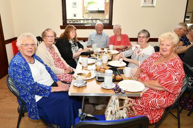 To celebrate the unveiling of the new signage, Age Concern hosted an afternoon tea for members.