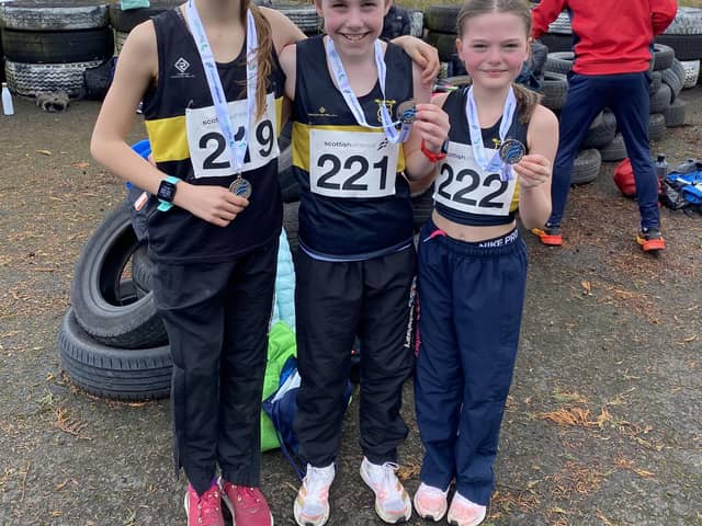 Falkirk Vics' Emily Christie, Skye Robertson and Neve Taylor (Photo: Contributed)