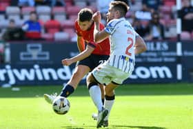 Dylan Tait getting stuck in against the Pars last Saturday (Pic Michael Gillen)
