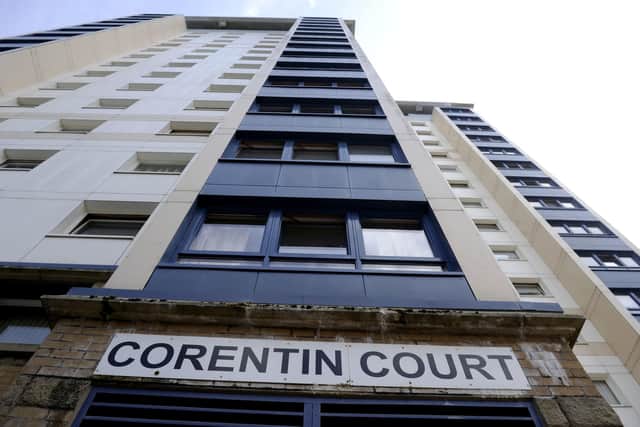 The incident took place at Corentin Court on Saturday. Pic: Michael Gillen