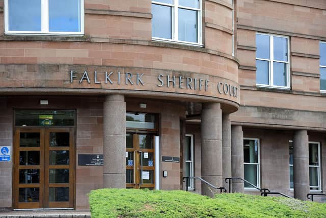 William Boon appeared at Falkirk Sheriff Court via video link. Picture: Michael Gillen.